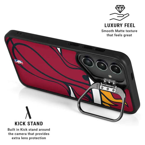 NBA Miami Heat Large Logo Galaxy S25 Kickstand Case